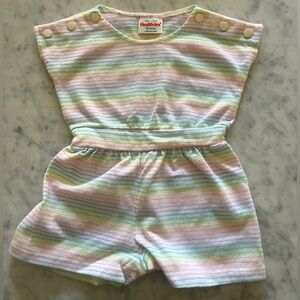 Vintage Healthtex Rainbow Romper 12 Months